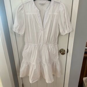 Free Assembly White Eyelet Dress